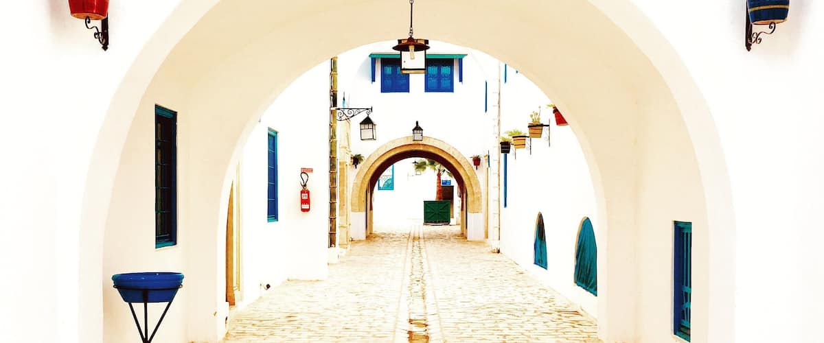The streets of Hammamet.