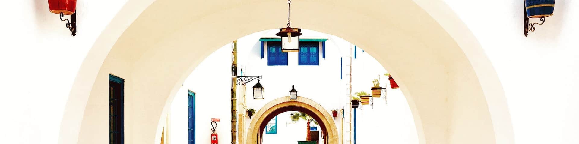 The streets of Hammamet.