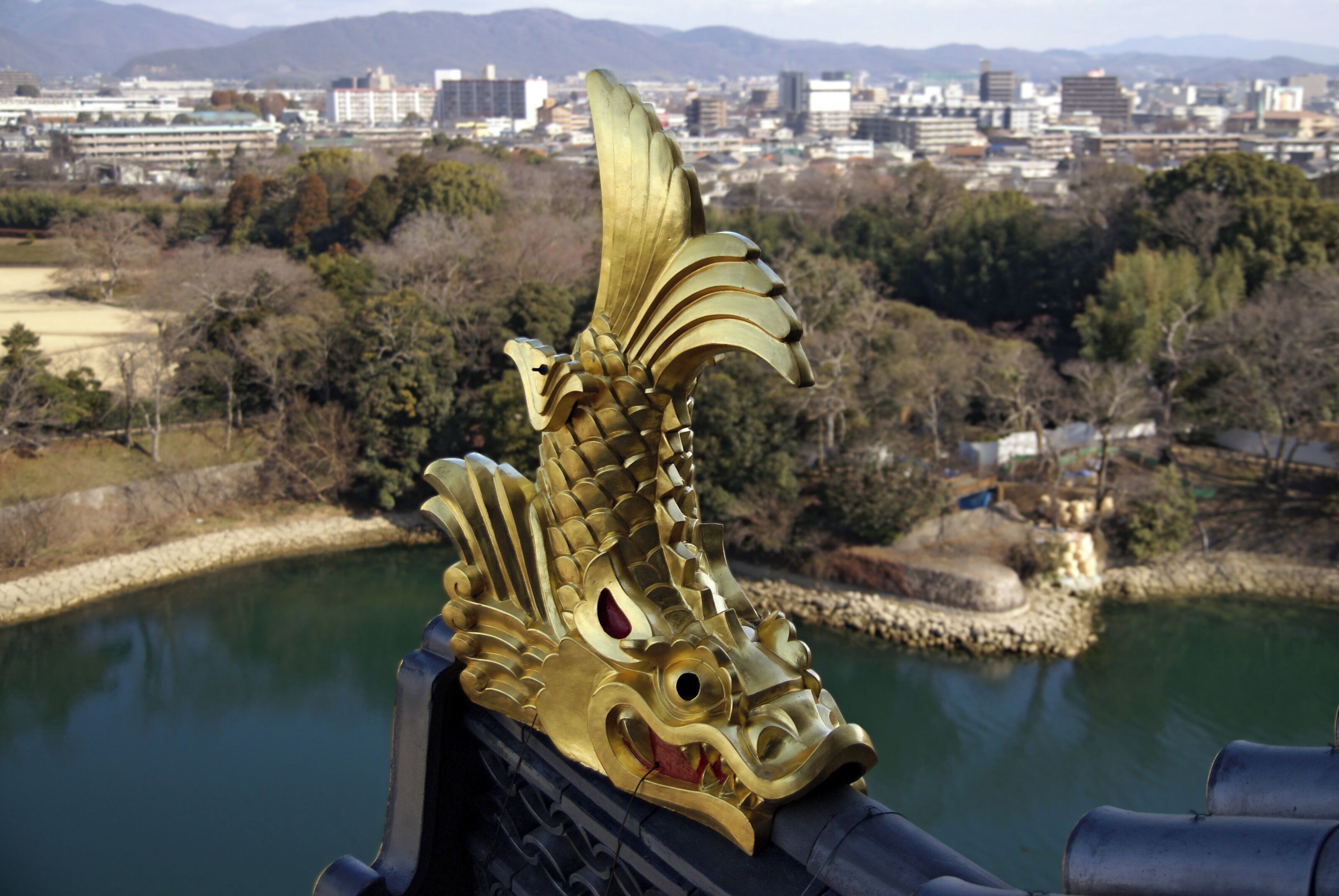 Okayama Castle in Okayama, Okayama prefecture, Japan