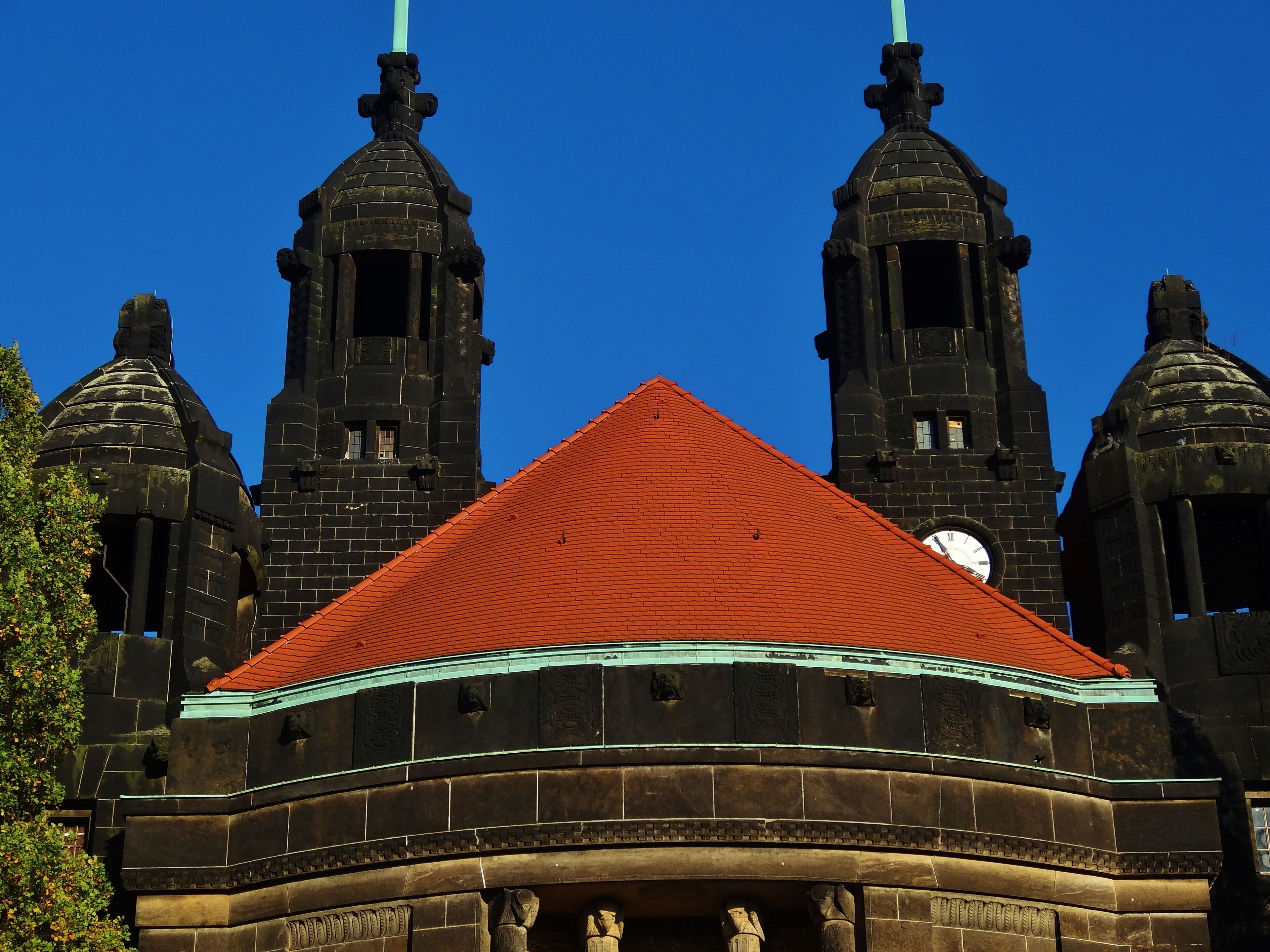 The christus church in Dresden Strehlen was built in eclecticism by hard working peoples with education. This image, which was originally posted to Panoramio, was reviewed on 28 August 2014 by the administrator or trusted user Leoboudv, who confirmed that it was available on Panoramio under the above license on that date.