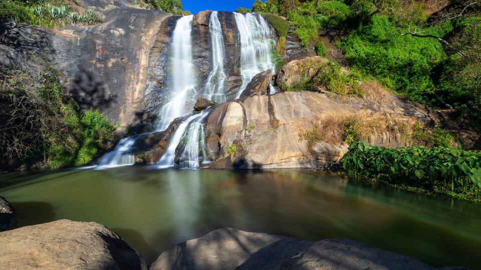 Kalhatti Top Falls in Kalhatti village Ooty Tamil Nadu. India