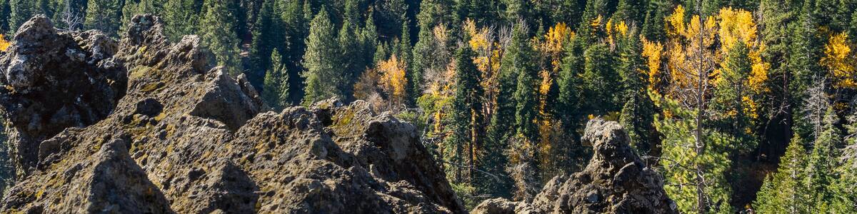 Fall Season View of Lake Tahoe From Eagle Rock