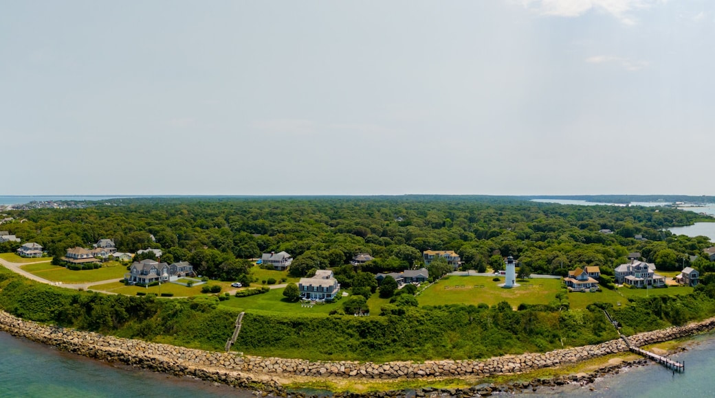 Aerial panorama East Chop, Marthas Vineyard, Summer 2024