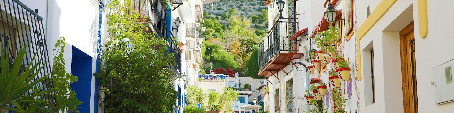 Barrio Santa Cruz in Alicante, Costa Blanca, Spain