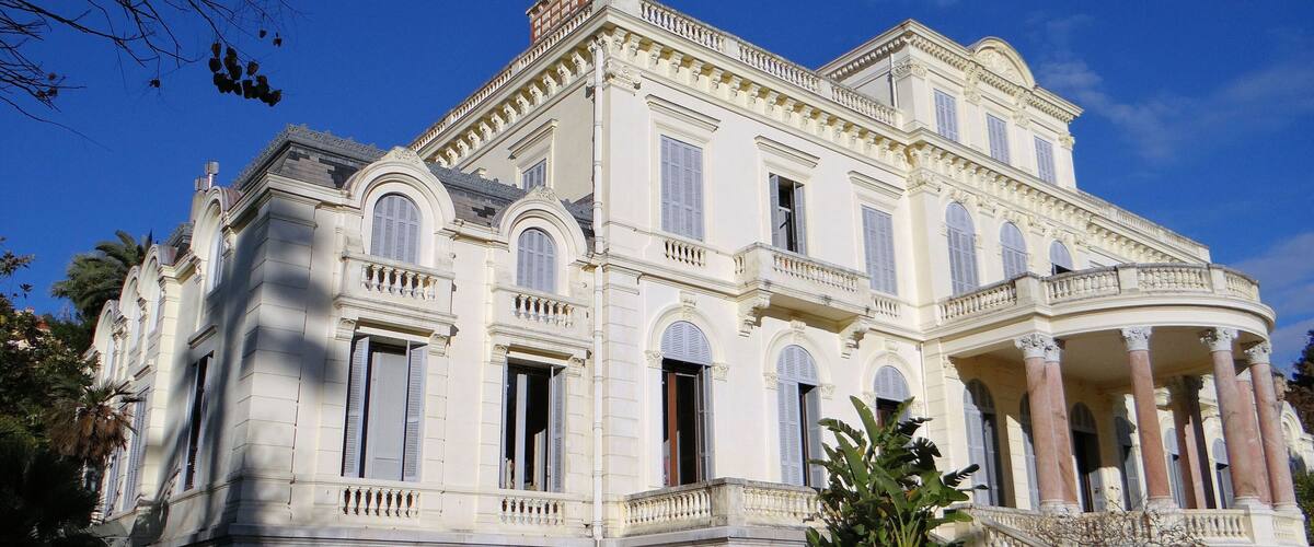 Cannes - Villa Rothschild - Façade sud