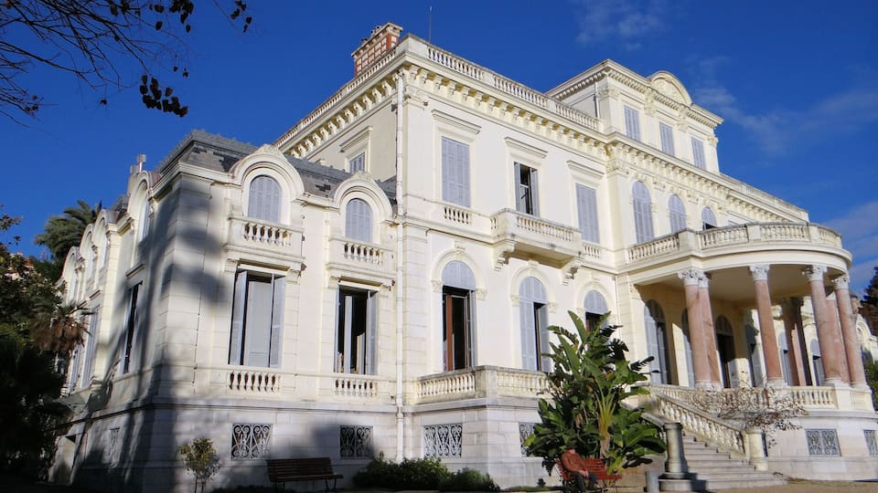 Cannes - Villa Rothschild - Façade sud