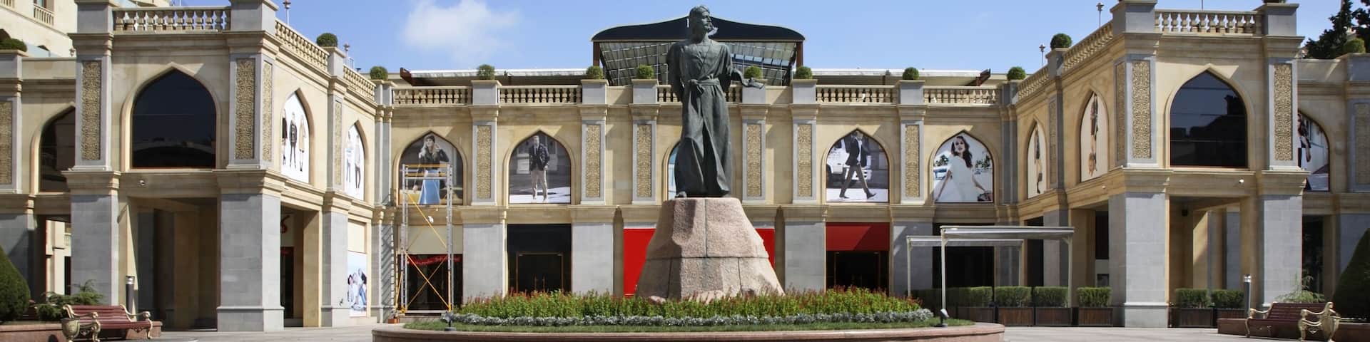 Monument Imadaddin Nasimi in Baku. Azerbaijan