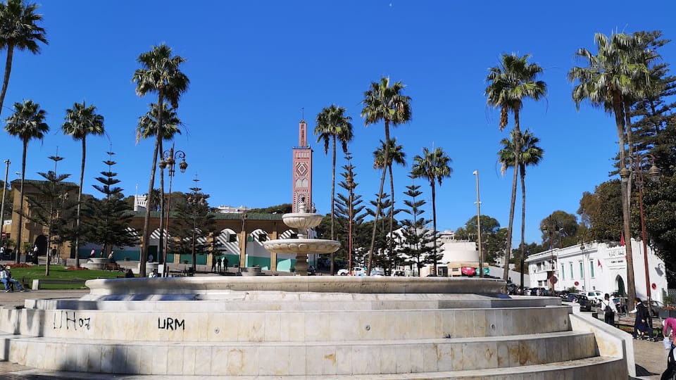 Main square of Tangier, Morocco