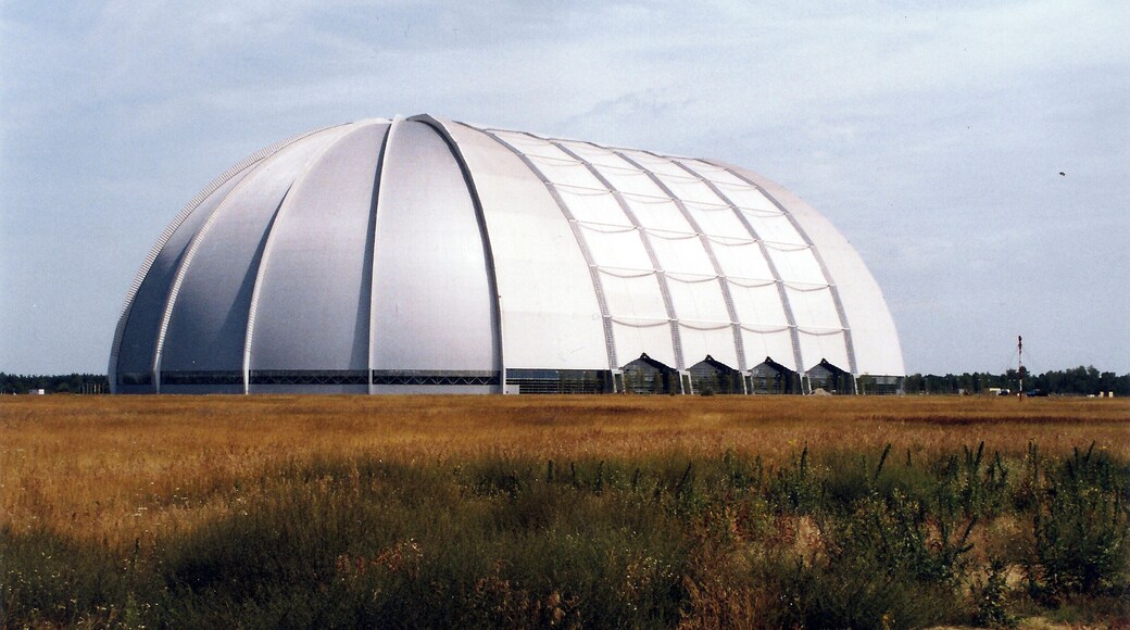 CargoLifter hangar, located at Briesen-Brand (Halbe in Brandenburg, Germany)