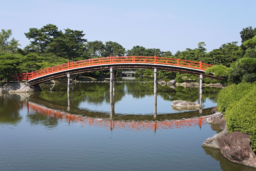 Nakatsu Banshoen Marugame Museum of Art in Marugame, Kagawa prefecture, Japan.