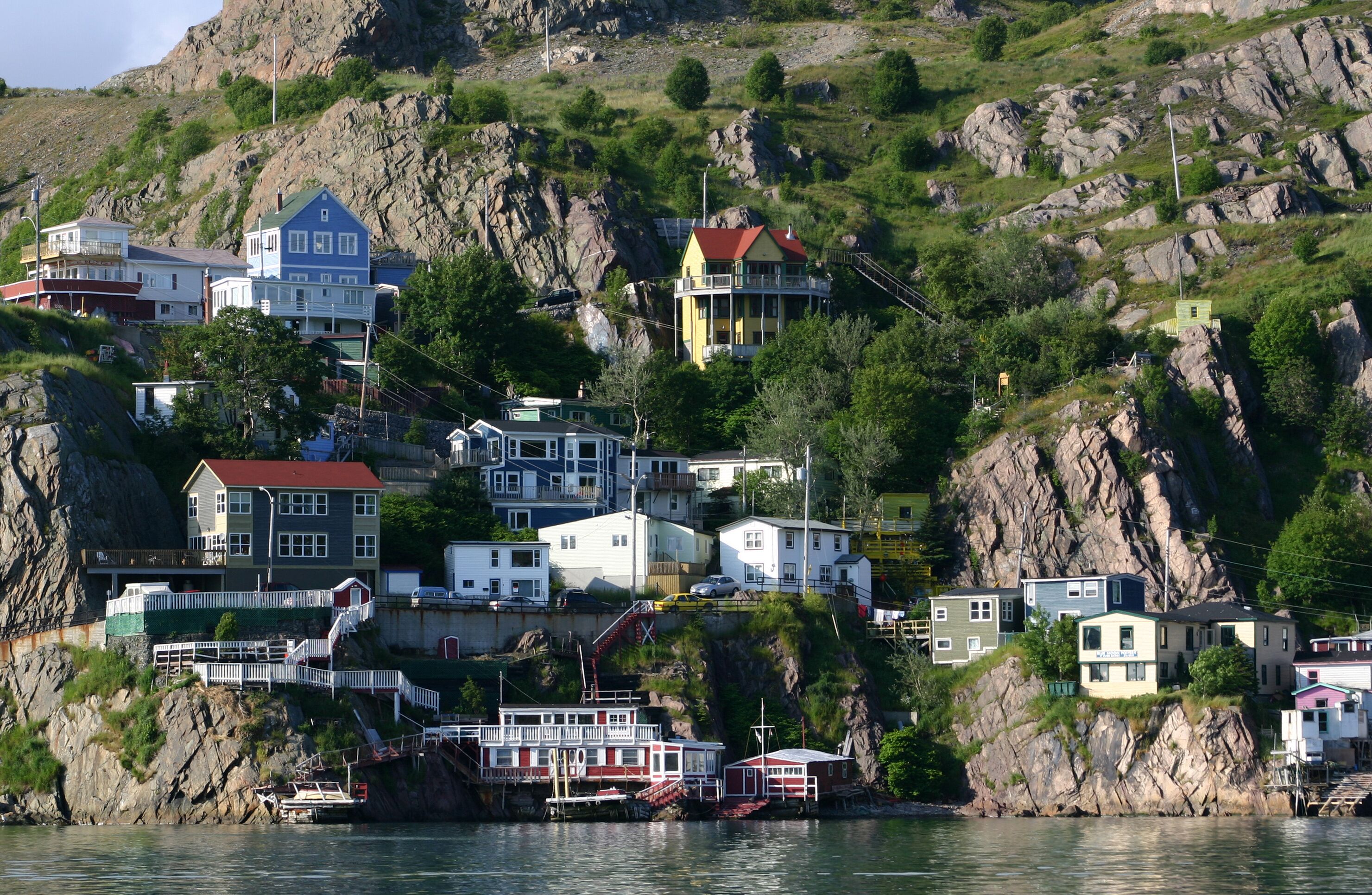 St.John's, Newfoundland. The Battery Road.
