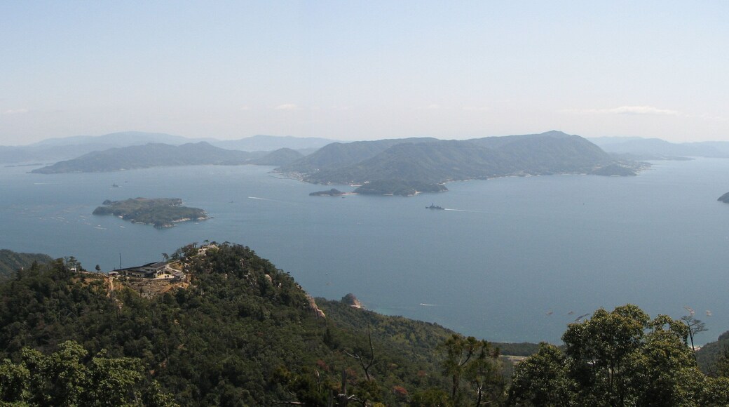 Seto Inland Sea, view from Miyajima island, Japan