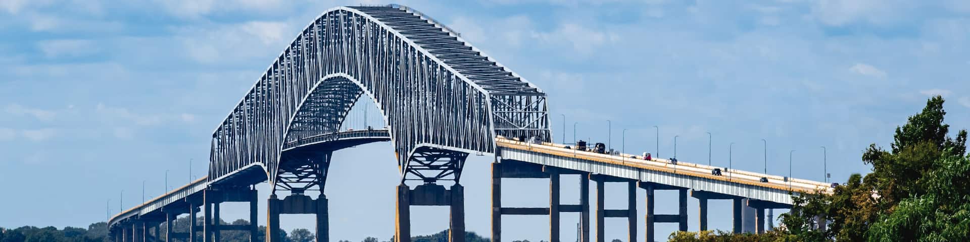 Francis Scott Key Bridge - Baltimore, MD - Maryland USA