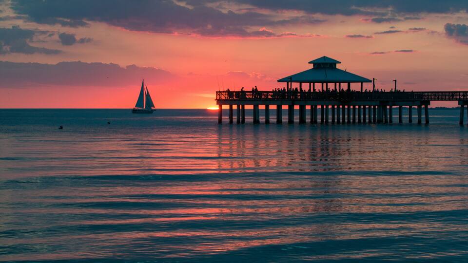 Sunset Fort Myers beach