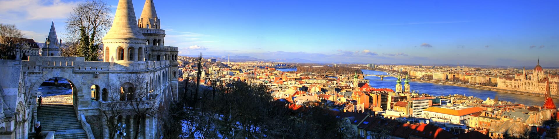 Fishermen District - Budapest - Hungary / Ungarn (Panorama)