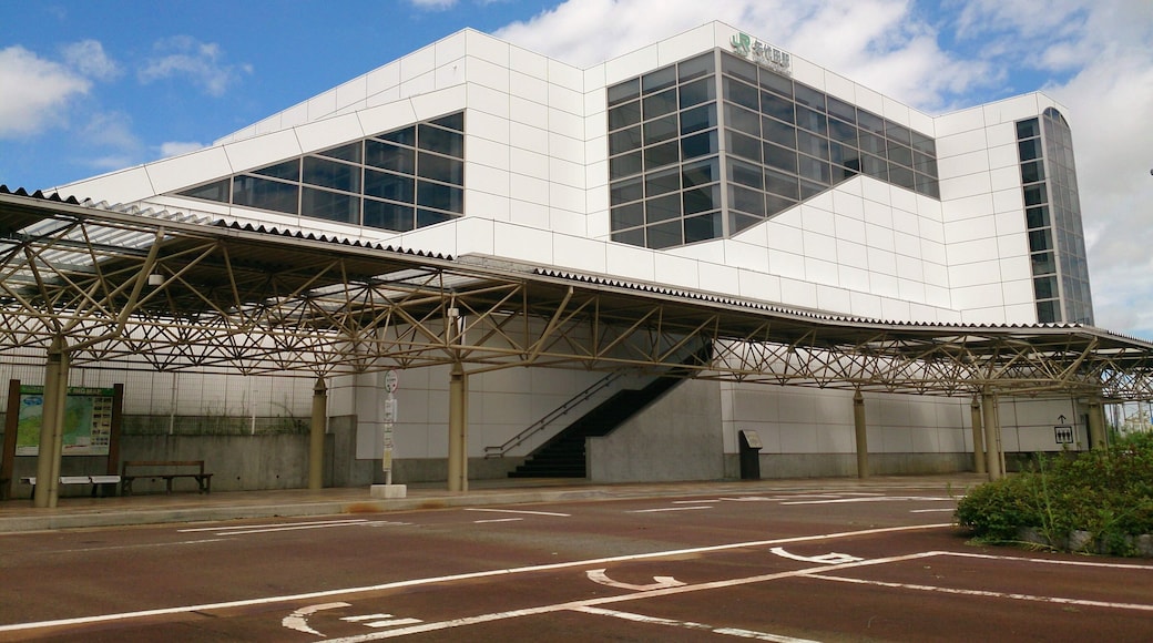 矢代田駅の東口側駅舎
