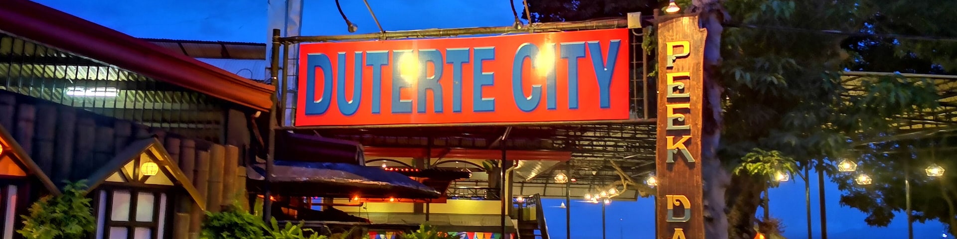 Overlooking Davao City with many restaurants to choose from.