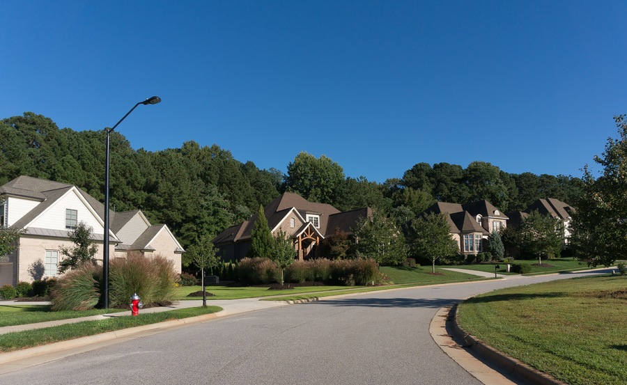 Street in Apex, NC.; Shutterstock ID 237931096; Purchase Order: -