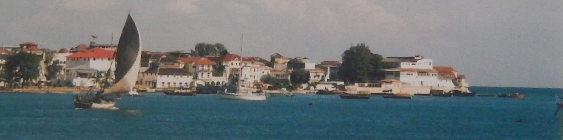 On the ferry into Zanzibar.What a beautiful island .So exotic with an interesting history.