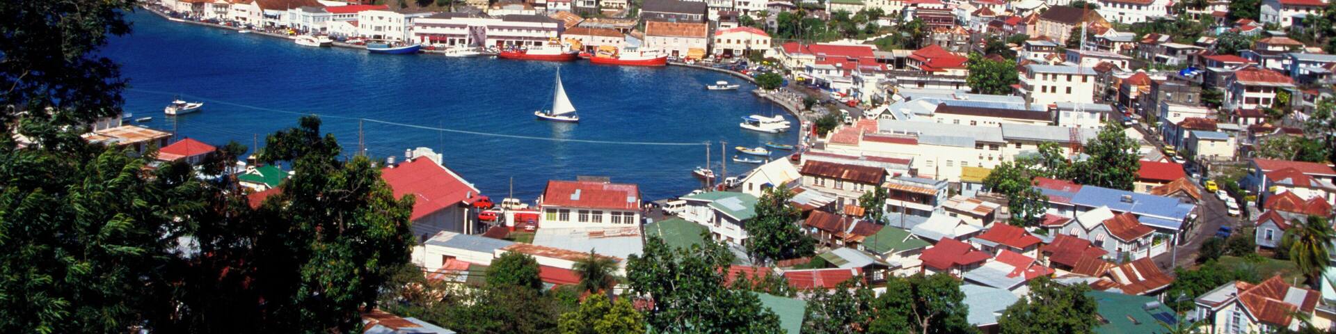 View of Carenage, St George, Grenada, West Indies