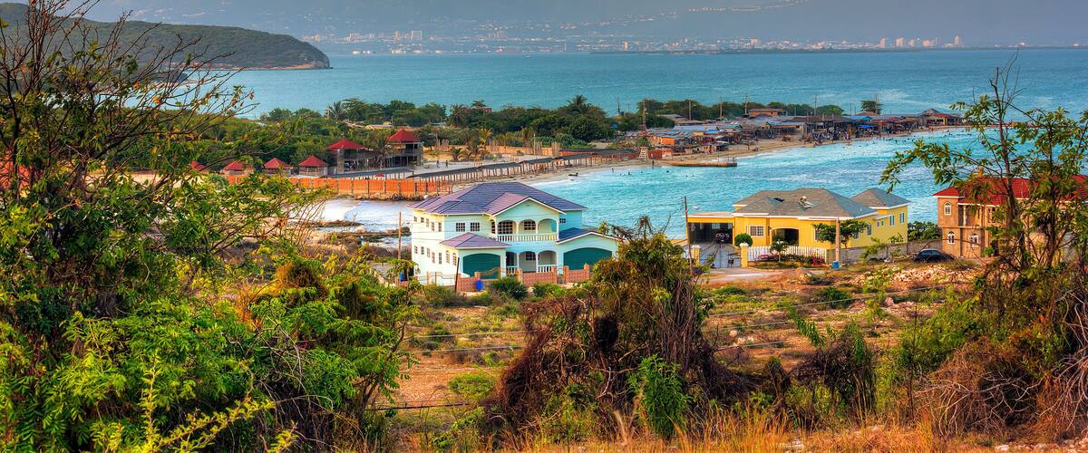 Early morning in Hellshire, Jamaica.