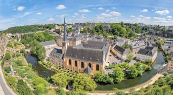 Panoramic aerial view on Luxembourg City