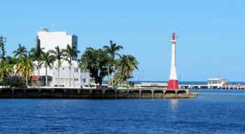 Baron Bliss Lighthouse on the island of Belize