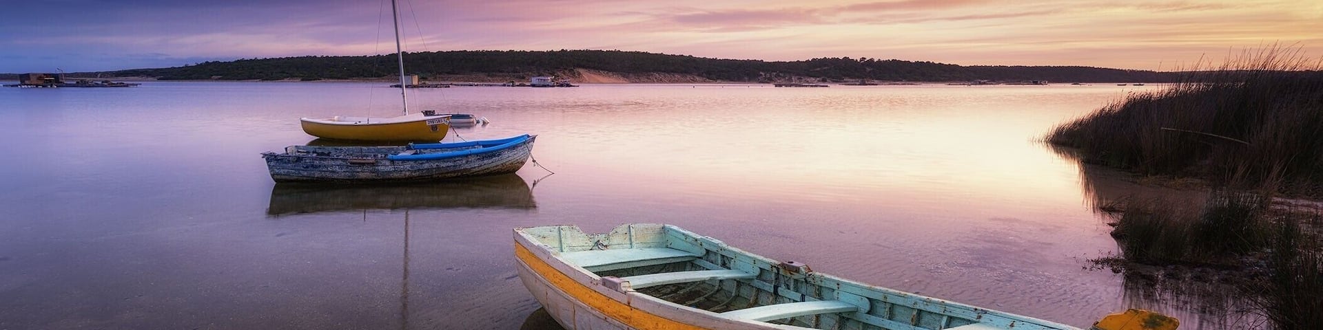 Lagoa de Albufeira, Portugal.
Another place that I like a lot to photograph, I love Landscape photography and I´m always searching places in my Country to shot, and this is one fantastic place, this is a Lagoon you can shot at the sunrise or sunset, the place is magic, you can see the fog in water at the Sunrise in many occasions, if you like landscape photography you must check this location, with the right sky you can take fantastic images, I hope you like it, have a good day :)