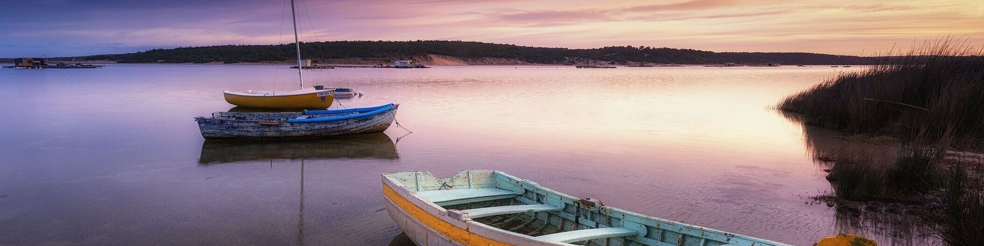 Lagoa de Albufeira, Portugal.
Another place that I like a lot to photograph, I love Landscape photography and I´m always searching places in my Country to shot, and this is one fantastic place, this is a Lagoon you can shot at the sunrise or sunset, the place is magic, you can see the fog in water at the Sunrise in many occasions, if you like landscape photography you must check this location, with the right sky you can take fantastic images, I hope you like it, have a good day :)