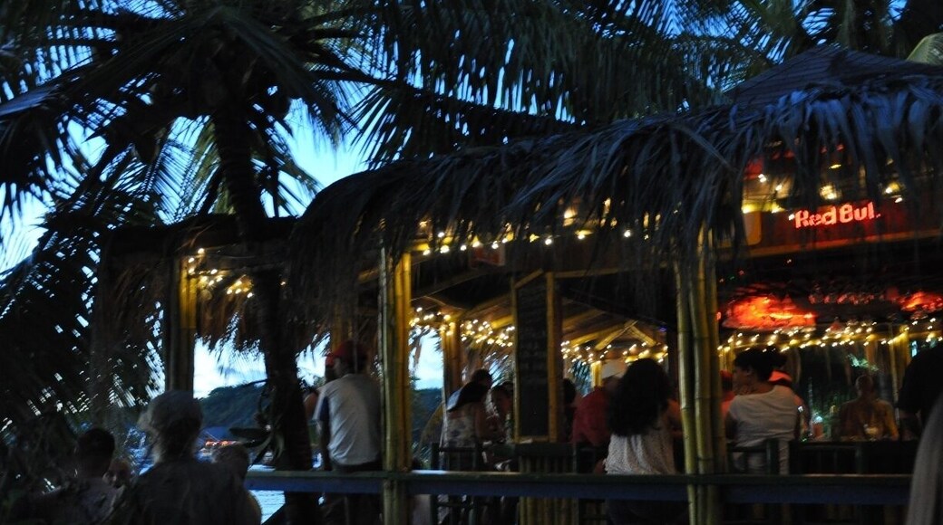 This funky outdoor bar is a great place to have a drink and watch the sun set.