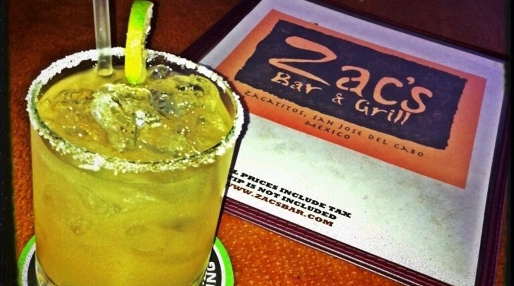 gringos, surfers, and local fishermen all mix at this super chill bar in the boonies on the east cape road. Our favorite spot to drain a margarita or 2 on the way back from surfing at nine palms.