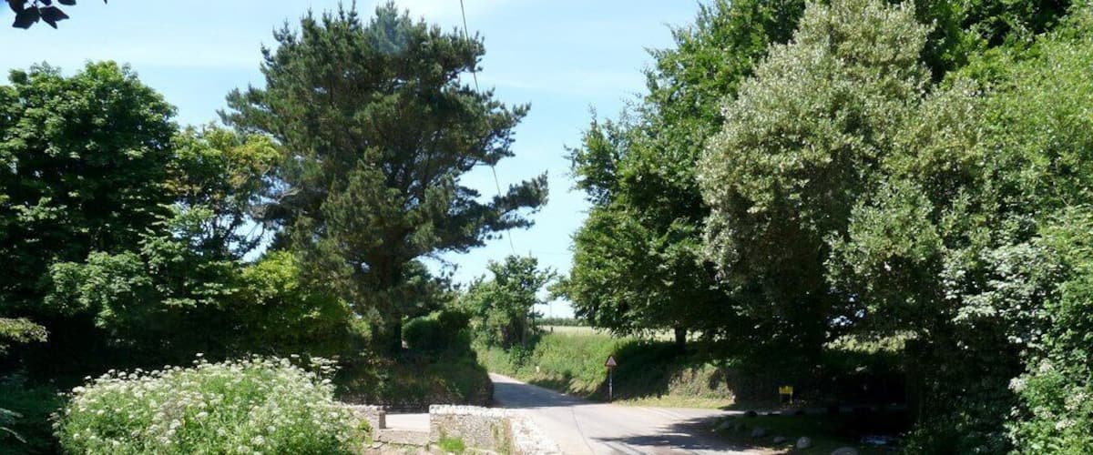 The Ford and Pond on Putsborough Road