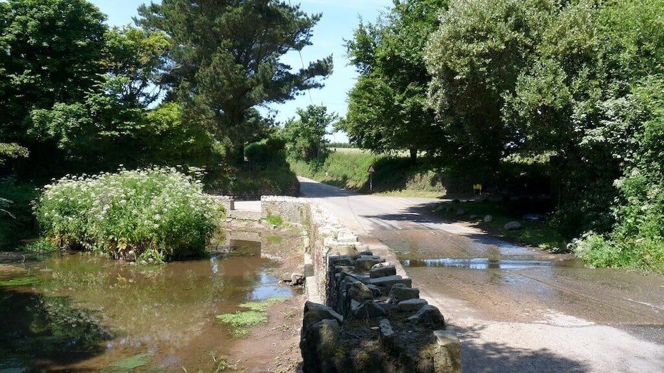 The Ford and Pond on Putsborough Road