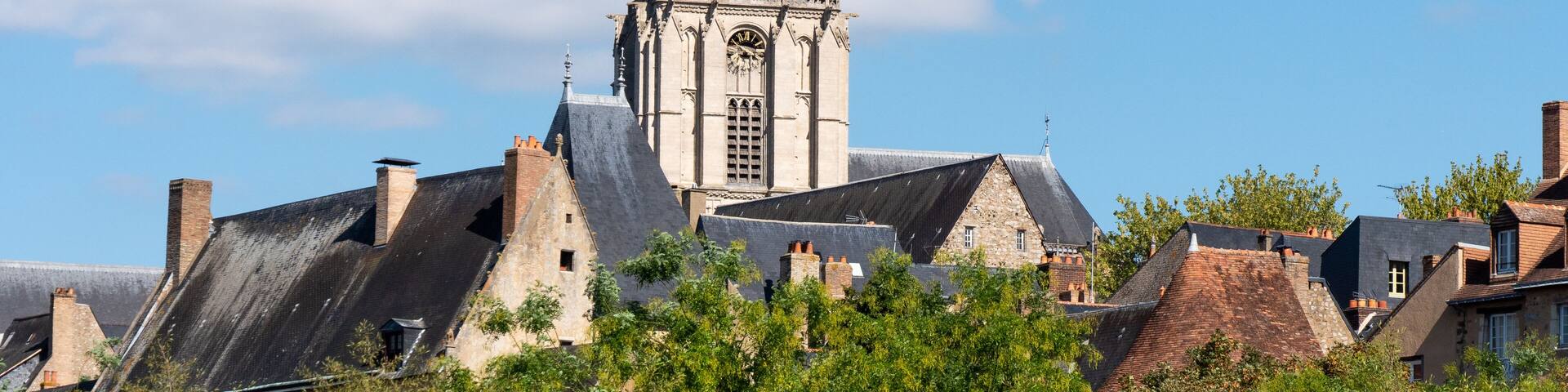 Le Mans city in France.