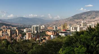 Panomara of Medellin viewn from Cerro Nutibara