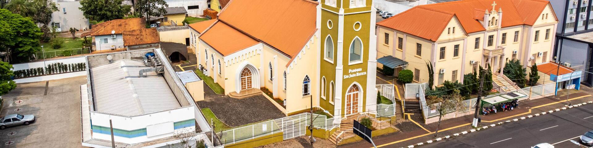 Paroquia Sao Joao Batista, catholic church in the center of Foz do Iguacu