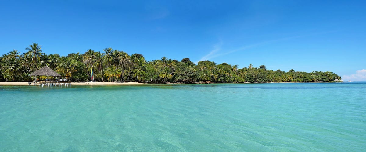 Tropical island panoramic