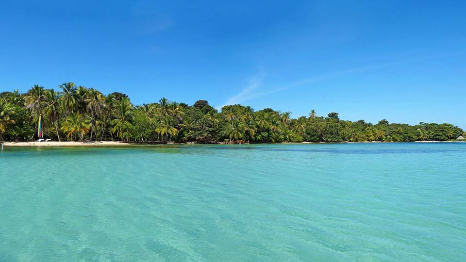 Tropical island panoramic