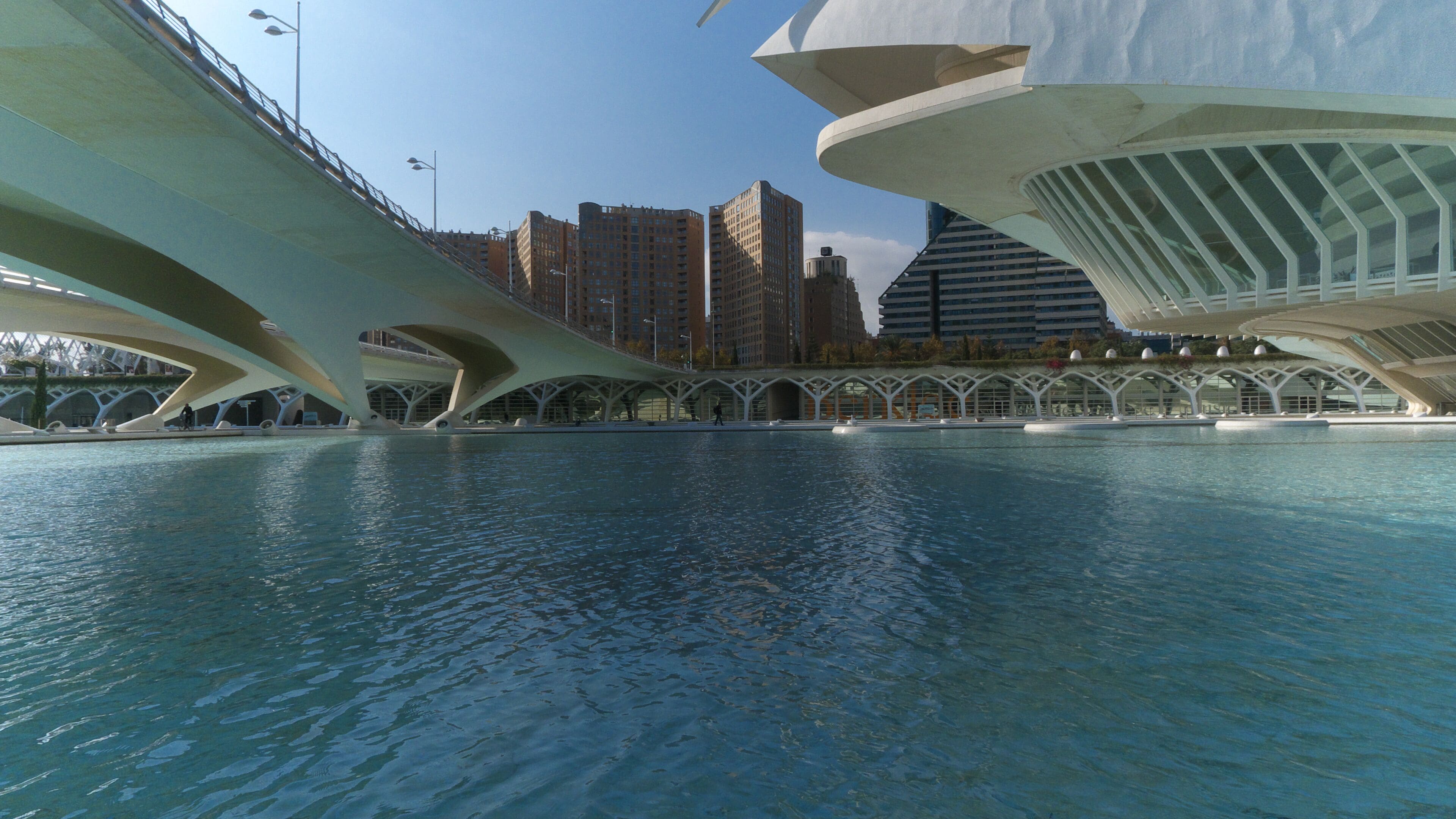 Vista parcial de la obra de Santiago Calatrava