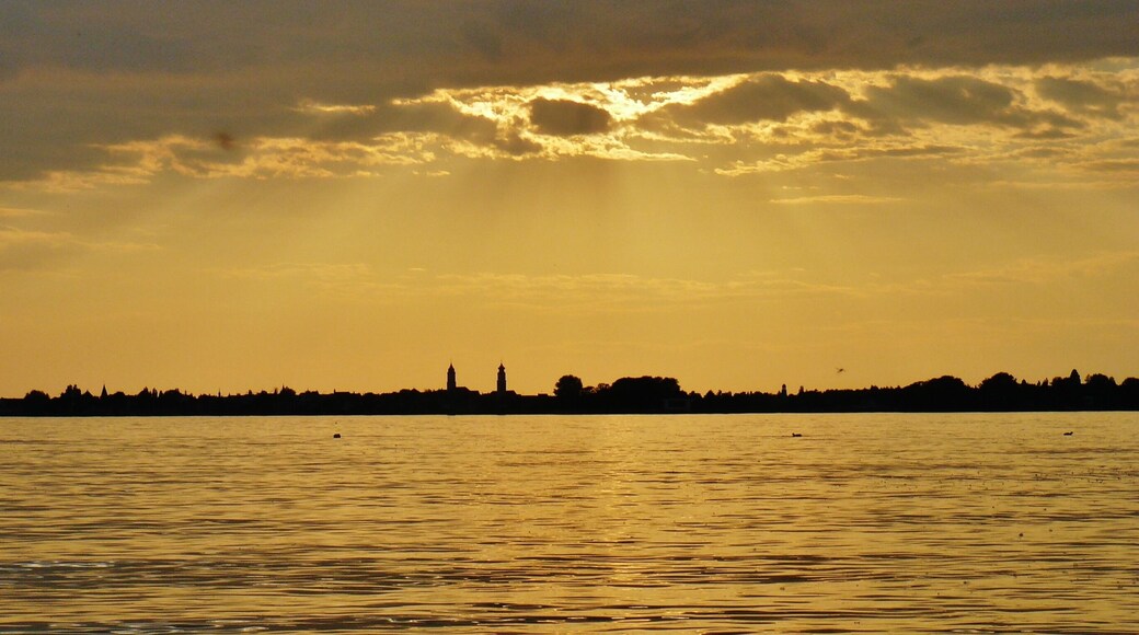 Sonnenuntergang über Lindau