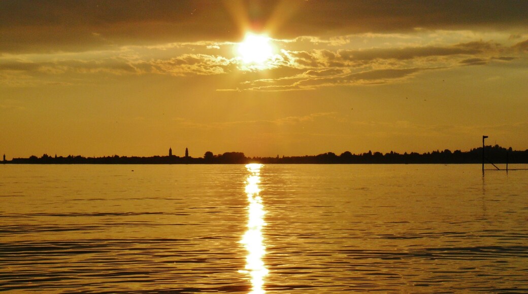 Sonnenuntergang über Lindau