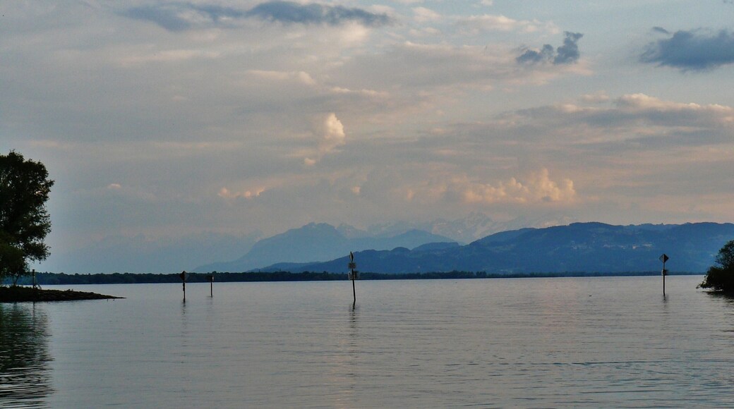 Blick Richtung Alpen
