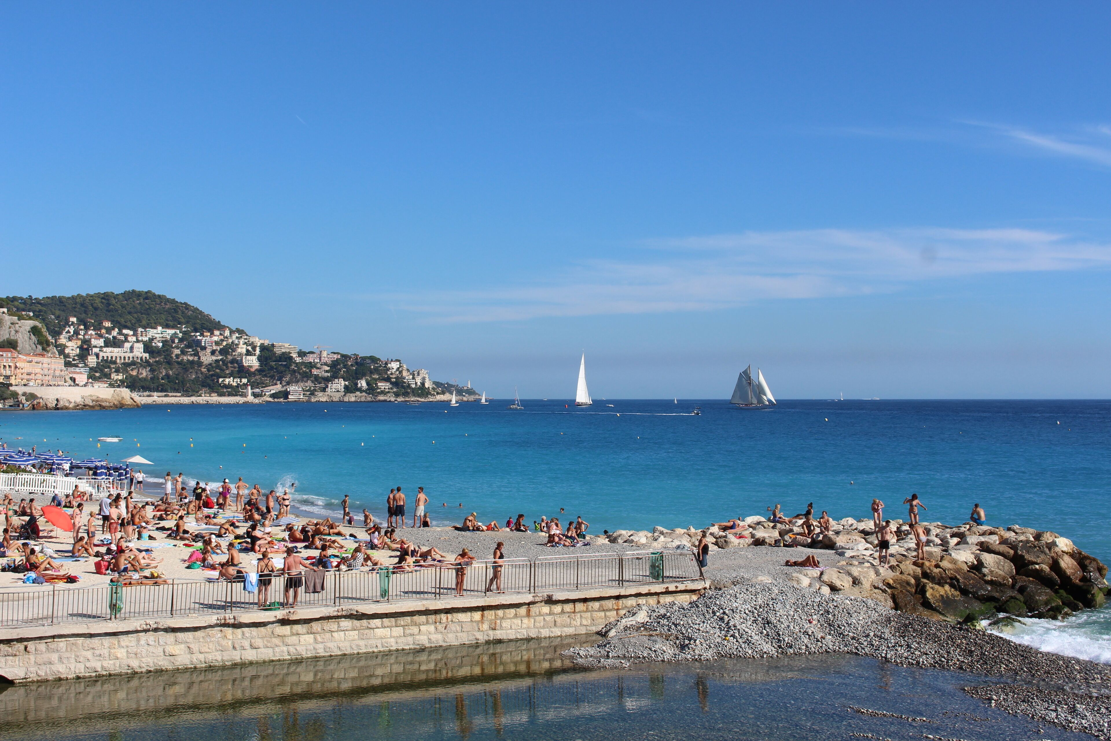 Ницца. Устье реки Пайон.