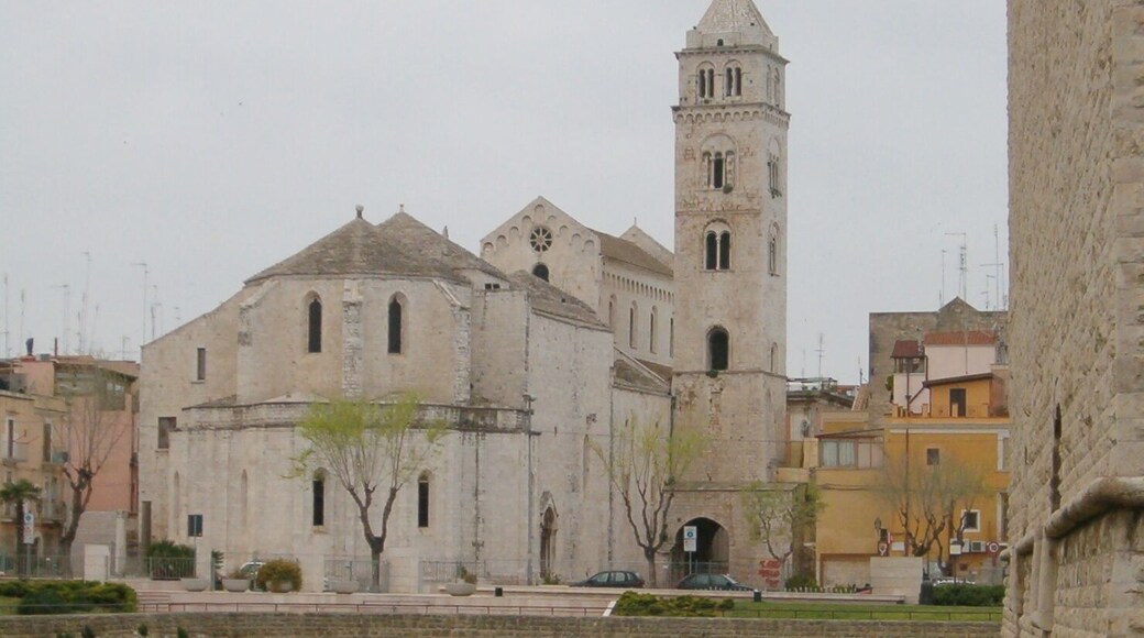 Barletta (Puglia, Italy). Cattedrale (vista dal castello).