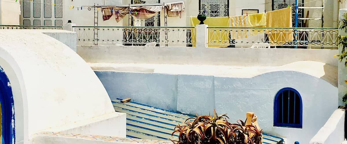 The everyday life in Sidi Bou Said.