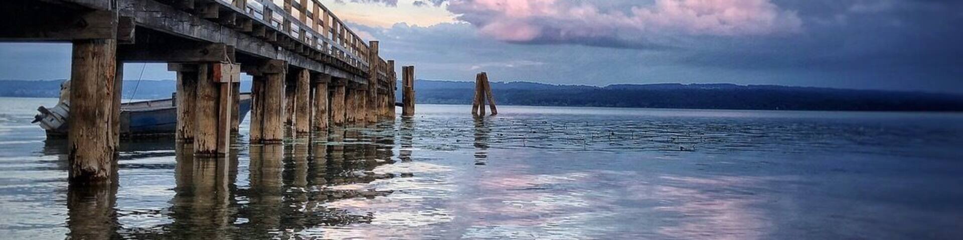 Lake Ammersee, caught a Beautiful moment before the thunderstorm moved in. This is the second largest lake in Bavaria, Southern Germany.
#BVSblue #bavaria #germany #beautifullakes