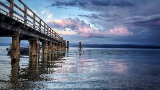 Lake Ammersee, caught a Beautiful moment before the thunderstorm moved in. This is the second largest lake in Bavaria, Southern Germany.
#BVSblue #bavaria #germany #beautifullakes