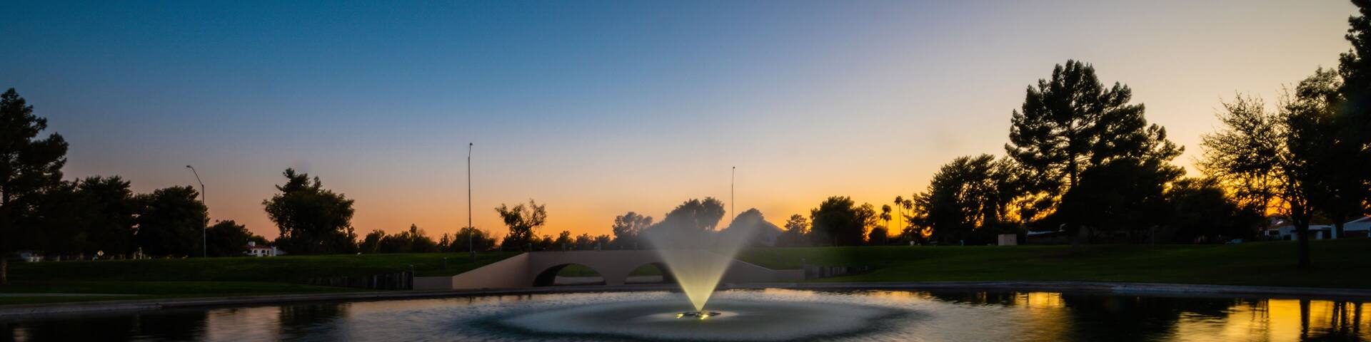 Fountain Long Exposure