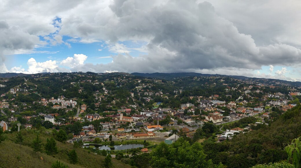 Panoramic View of Capivari Neighborhood in Campos do Jordao