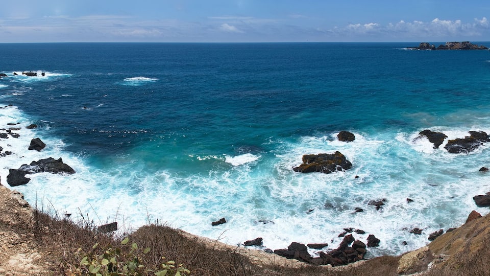 Coast on Isla de la Plata, Manabi Province, Ecuador, South America